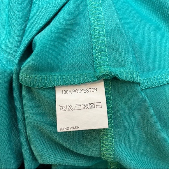 Forla Paris Teal Bodycon Rope & Chains Women's Size Medium - Picture 7 of 8